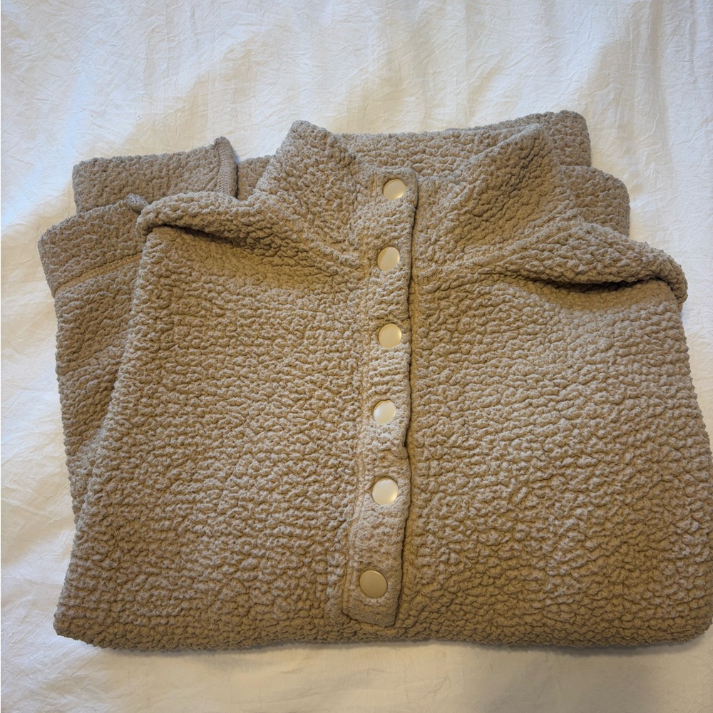Aerie Sherpa Button up